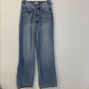 Simple Society Classic Blue Flare & Wide Leg Jeans Size 0/24 EUC